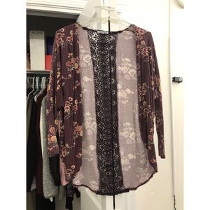 Flower cardigan